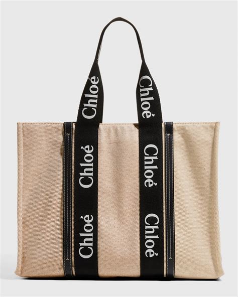 chloe woody tote.